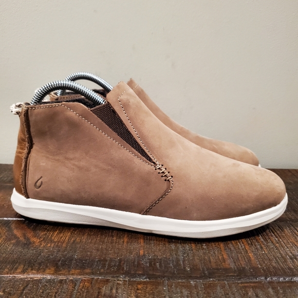 OluKai Tan Ankle Boots - Picture 1 of 11
